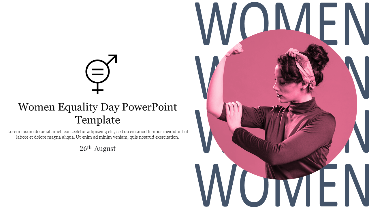Women Equality Day PowerPoint Template